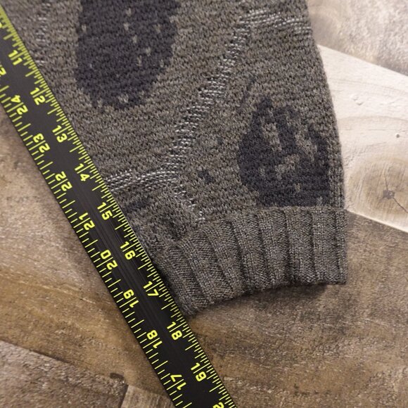 Fischer Modell vintage wool sweater men's medium gray German made size 50 - Picture 5 of 11